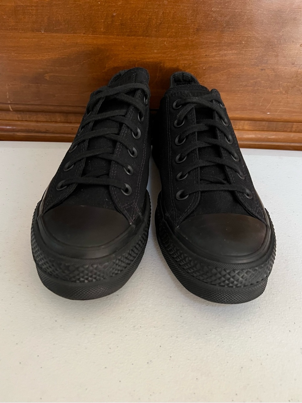 Converse Platform Clean Lift Ox Black Low Top All Star Sneakers - Picture 2 of 10